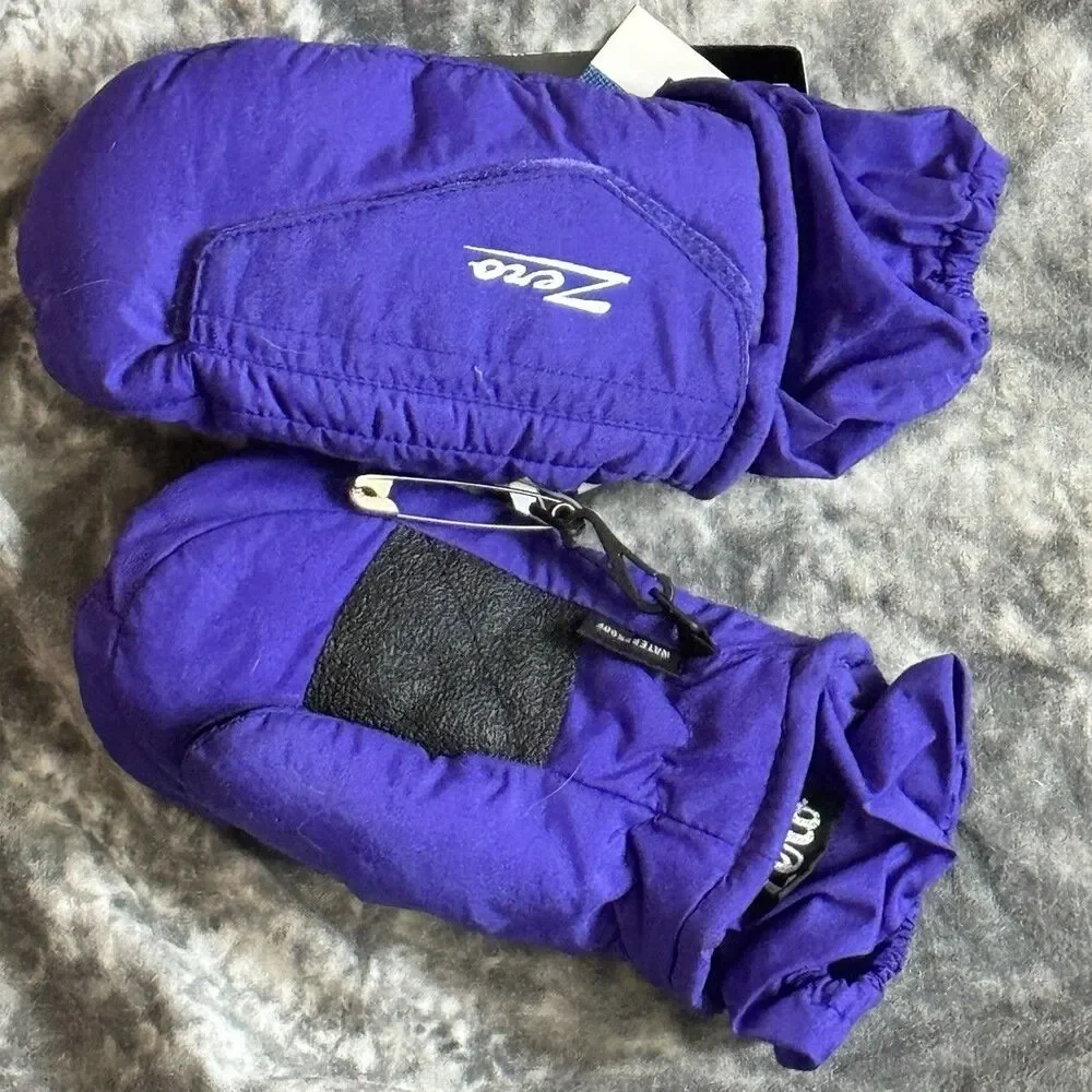 Lot of 3 Child’s Toddler's Zeroxposur & Gap Purple Red Snow Mittens